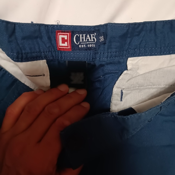 Men Cargo blue size 38 shorts chaps - Picture 2 of 6